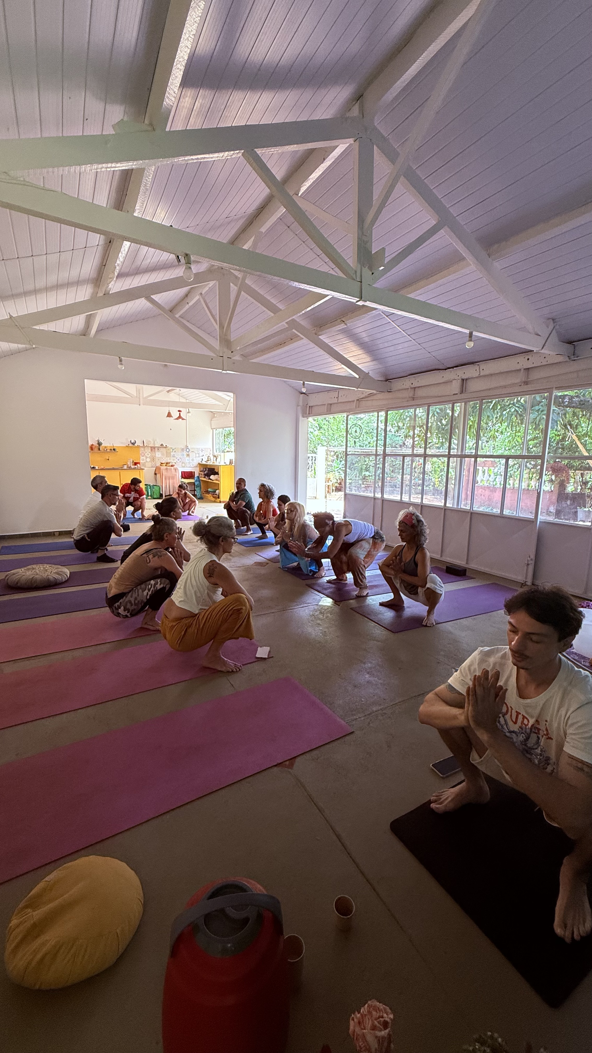 Vivencia Yoga com Cacau - Pratica em Grupo